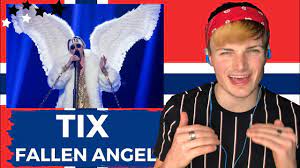 This is the english version of tix's ut av mørket. Norway 2021 Tix Fallen Angel Reaction Youtube