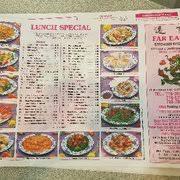 Nothing healthy on the menu but that's not what you'd look for here anyway. Far East Kitchen Kitchen