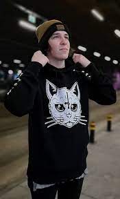 Our My Sould Is Dead Hoodie With The Grumpy Cat On Front And The Print On The Arm For Every Cat Lover