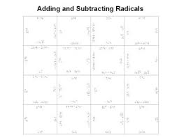The first and last terms contain the square root of three, so they can be combined; Adding And Subtracting Radicals Activities Puzzle Worksheets Tpt