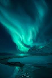 The Gift Northern Lights Above Haukland Beach Northern Norway Aurora Boreal Northern Lights Aurora Borealis Northern Lights