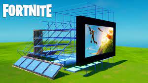 How To Build A Working Movie Theater In Fortnite Creative Youtube