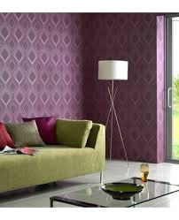 Love This Want This To Be My Office Vogue Purple Wallpaper Green Couch Http Pinterest Com Tammy Living Room Green Room Colors Living Room Color Schemes