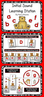 Initial Sound Learning Station Activities 4 Beginning Sound Phonics Activities Learning Stations Phonics Activities Station Activities
