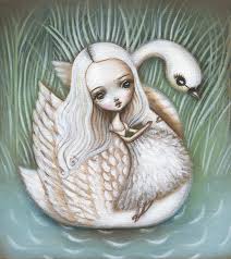 Swan Ride By Lauren Saxton Fair Rosamund Art Art Cute Art Illustration Art