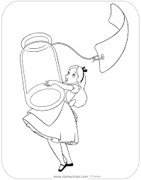 Set off fireworks to wish amer. Alice In Wonderland Coloring Pages Disneyclips Com