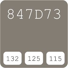 Asian paints colour code 8439. Asian Paints Wrought Iron 8439 847d73 Hex Color Code Rgb And Paints
