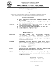 Maybe you would like to learn more about one of these? Contoh Sk Up2k Pkk Diunggah Oleh Jamu Desa