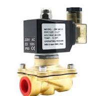 AC110V 220V 380V DC12V 24V, G1/5.1 cm do G2", zawór elektromagnetyczny,  zawór wody, zawór powietrza/oleju, normalnie zamknięty (5 cm, DC24V_VITON  120 ...
