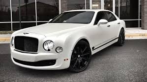 Wrapped 2014 Bentley Mulsanne Araba Luks Arabalar
