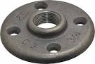 Anvil, Malleable Iron Pipe Fitting, Floor Flange, NPT