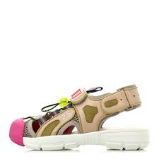Gucci Mesh Fabric Tinsel Sport Sandals 35 5 Loess Sand Bright Pink 839291 Fashionphile
