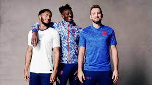 Show the three lions your support with england football shirts, football kits and more. England S New Football Kit Has Taken Inspiration From World In Motion British Gq