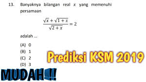 Gambar terkait dengan contoh soal sistem bilangan real. Prediksi Ksm 2019 Mencari Bilangan Real X Yang Memenuhi Youtube