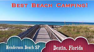 Henderson beach state park campground, destin: Henderson Beach State Park Destin Florida Youtube