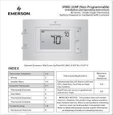 Here are the five best smart thermostats. Emerson 1f83c 11np Instruction Manual