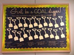 Girl Be A Goal Digger Goals For The New Year Bulletin Board Ra Reslife Bulle Resident Assistant Bulletin Boards Goals Bulletin Board Staff Bulletin Boards
