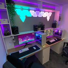 Small Bedroom Dreamroom Gaming Gamer Battlestation Desksetup Pcmasterrace Computer Pc Gamingsetup In 2020 Gaming Room Setup Video Game Room Design Room Setup