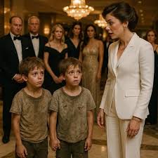 Two homeless boys came to the millionaire's table: "Ma'am, can we have some  of your leftovers?" The millionaire looked up and was shocked to see the two  boys.... “Ma'am, can we have