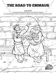Road to emmaus coloring pages are a fun way for kids of all ages to develop creativity, focus, motor skills and color recognition. Luke 24 Road To Emmaus Sunday School Coloring Pages Sharefaith Kids