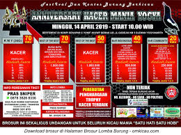 Bentengan vi, sky v no.91 a, sunter jaya tg.priok jakarta 023461254042000 766605f 766849f cv.indo persada jl.rawasari timur iv no.6 cempaka putih jakarta pusat 016436420024000 766934f 766668f pt. Https Omkicau Com 2019 04 03 Lomba Burung Berkicau Piala Gunung Kelir Ii Di Bedono Minggu 21 April 2019 2019 04 03t13 41 08z Https Omkicau Com Wp Content Uploads 2019 04 Brosur Lomba Burung Berkicau Piala Gunung Kelir Ii Kab Semarang