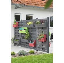 Teilelement Konsta Joris 90 X 180 Cm Anthrazit Gartenparadies Pflanzenkasten Sichtschutzzaun