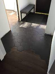 Tile Hexagone Darkflooring Tile Hexagone Darkflooring Hexagone Tile House Flooring House Design House Inspiration