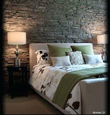 Stone Wall Bedroom Stone Accent Wall Bedroom Magnificent Bedspreads King In Bedroom With Accent Stone Wall Bed Feature Wall Bedroom Bedroom Design Bedroom Wall