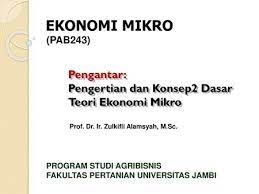 Apa masalah ekonomi yang mendasar? Pengantar Ekonomi 1 Pengantar Ekonomi Ppt Download