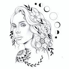 Kinsey Miller On Instagram Mother Earth Sketch Earth Sketch Earth Tattoo Portrait Sketches