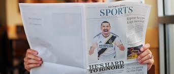 He'll have a very positive impact. he added: Zlatan Ibrahimovic Takes Out Full Page Ad In Los Angeles Times Los Angeles You Re Welcome La Galaxy