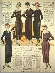 Eaton S Catalogue For 1920 21 Ladies Dresses Plate 3 Of 6 Winter Fashion Dresses Edwardian Fashion Winter Fashion