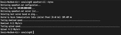 You need to brush up on your typing skills, and then check your progress with a free typing test. Test Internet Speed Using Python Geeksforgeeks