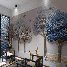 Custom Mural Wallpaper 3d Relief Elk Living Room Tv Background Wall Painting Fabric Textile Wallcoverings Aliexpress Wall Painting Living Room Wall Decor Bedroom Wall Decor