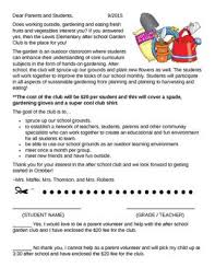 Garden Club Letter To Students And Parents Letter To Students Garden Club Lettering
