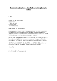 Employment Termination Letter Free Printable Documents Letter Sample Letter Templates Free Letter Example