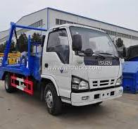 ISUZU 5cbm swing arm garbage truck