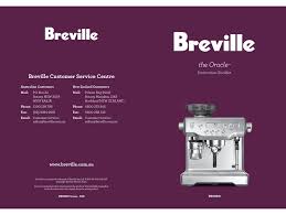 Amazon.com books has the world's largest selection of new and used titles to suit any reader's tastes. Breville The Oracle Bes980 Instruction Booklet Pdf Download Manualslib