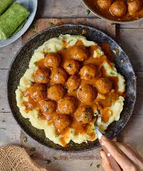 Search the world's information, including webpages, images, videos and more. Mashed Potatoes With Vegan Meatballs And Gravy The Recipe Is Plant Based And Gluten Free Vegan Glutenfree Meat Recipes Meatballs And Gravy Vegan Meatballs