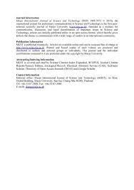 Faculty of pharmacy, chiang mai university, chiang mai 50200, thailand. Maejo International Journal Of Science And Technology