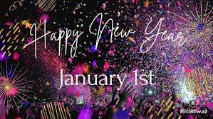 January 1 New Years Day Holiday New Year Day January 1 Ritiriwaz