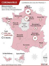 France coronavirus update with statistics and graphs: Coronavirus 212 Cas Detectes En France 13 Regions Touchees