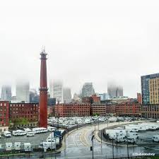 A Little Fog Isn T Stopping Us From Getting Our Day Rolling Here At Fort Point Station Boston Great Photo Thehobbsboy Fort Point Post Office Great Photos