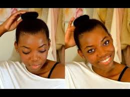 Sock Bun Short Hair Short Hair Bun Natural Hair Bun Styles Short Hair Styles
