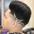 Zig Zag Hair Line Design For Men