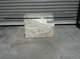 Sauder international lux metal frame round coffee table in gold satin/deco stone by sauder (2) $154. Stone Effect Coffee Table For Sale In Castlebellingham Louth From A1shev