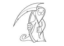 Casper ist ein nettes gespenst. Ausmalbilder Halloween Kurbis Gespenster Hexen Vampire Monster Zombie Gruseln