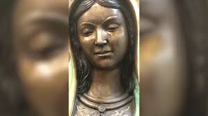 A Virgin Mary statue is 'weeping' olive oil in New Mexico