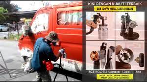 Kompresor cat mini listrik mudah digunakan alat spray automatic gun: Alat Jimat Cat Kereta Tak Perlu Kompressor Youtube