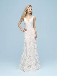 Brand New Beaded Sheath Wedding Dress Available At Kleinfeld Allure Bridals Style 962 Wedding Dresses Kleinfeld Allure Bridal Wedding Dress Allure Bridal